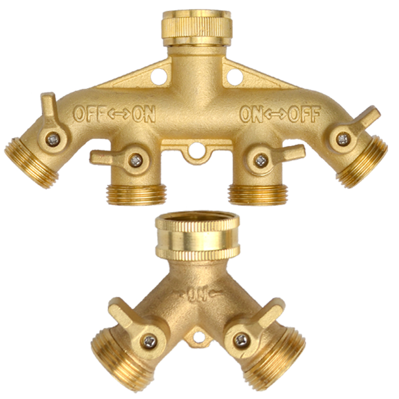 Heavy Duty Brass 1-2-4 way Spl - Gardena Hose Comfort 评论和价格