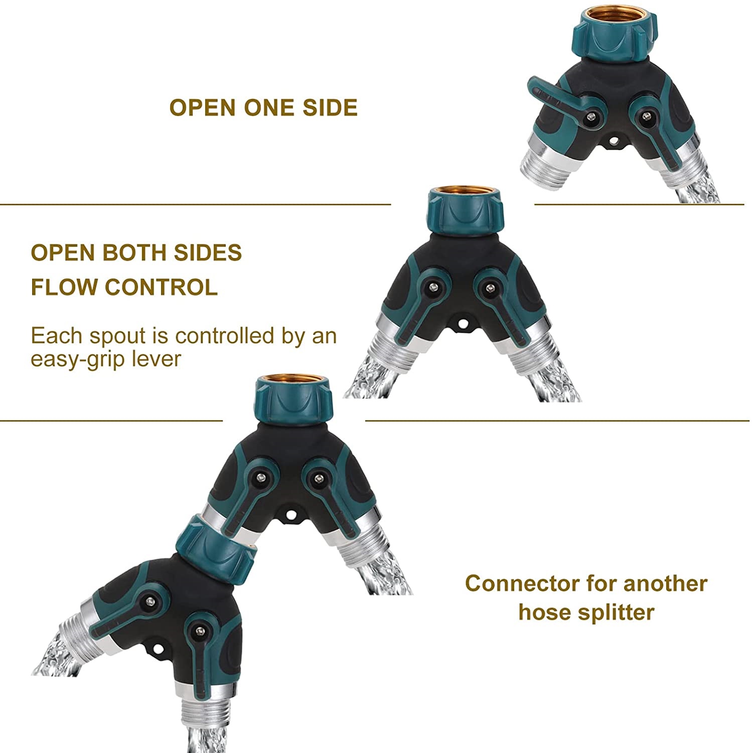 2pcs 2-ways Hose Splitter Y-sh - Gardena Hose Comfort 评论和价格